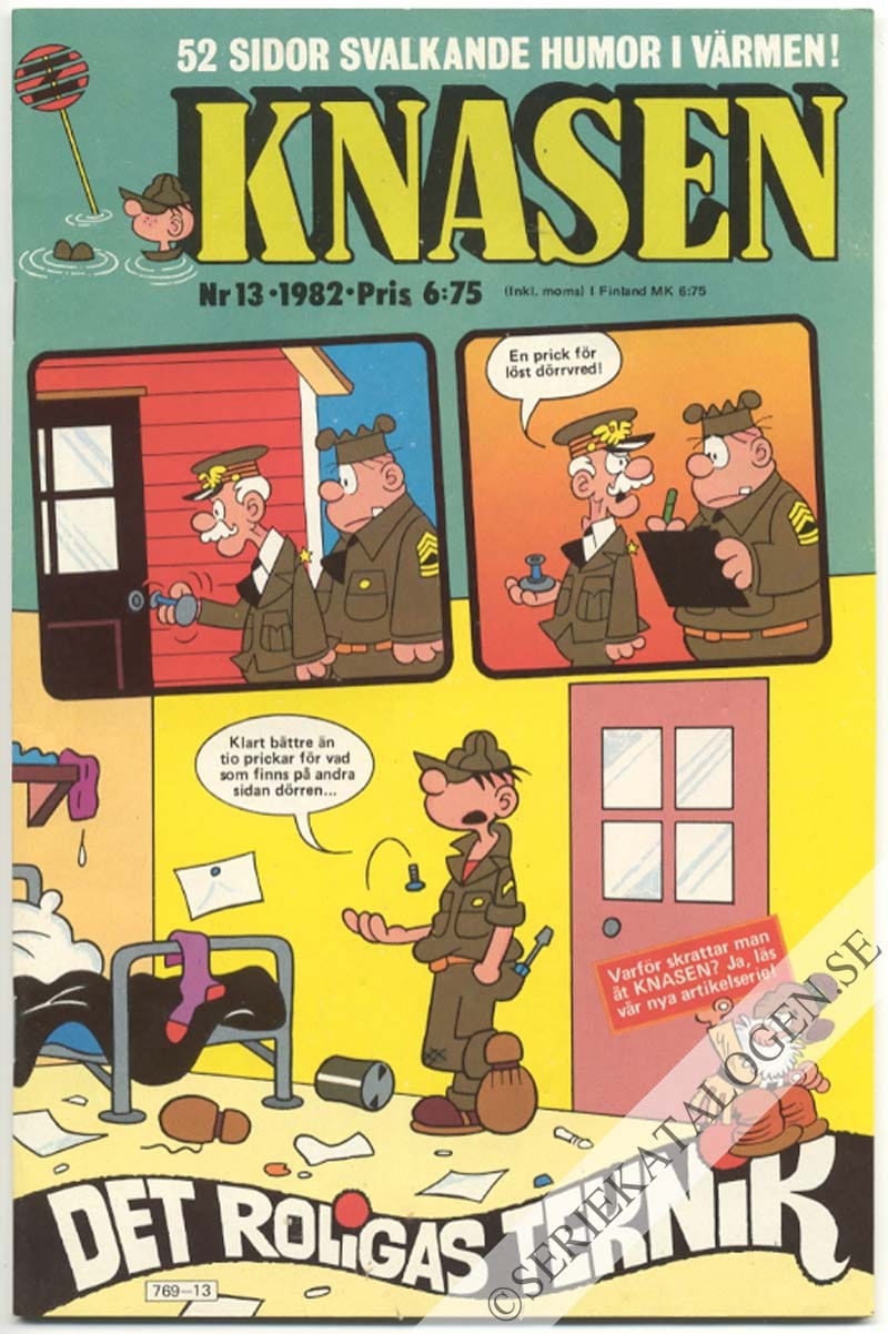 Framsida på Knasen #13 (1982)
