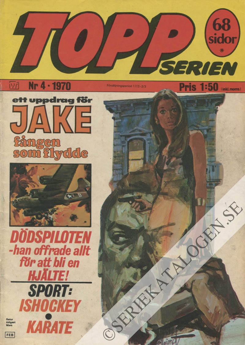Framsida på Toppserien #4 (1970)
