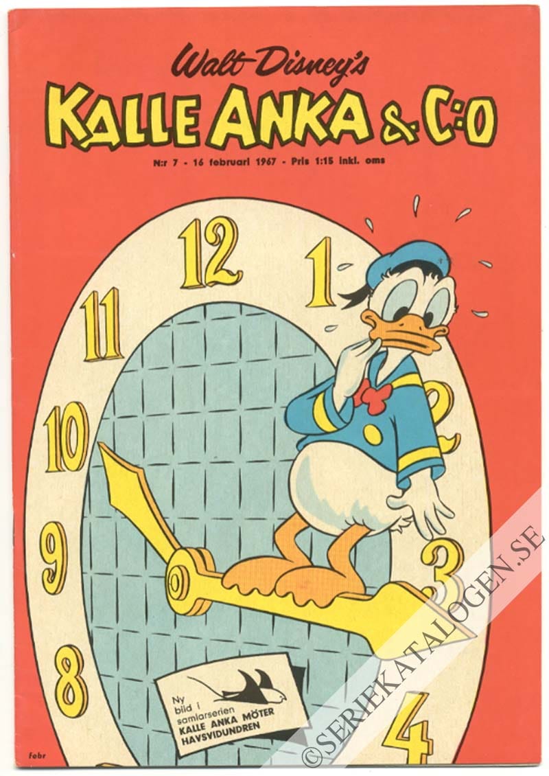 Framsida på Kalle Anka & C:o #7 (1967)