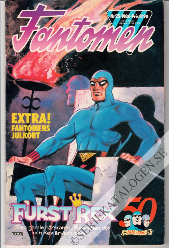 Framsida på Fantomen #25 (1986)