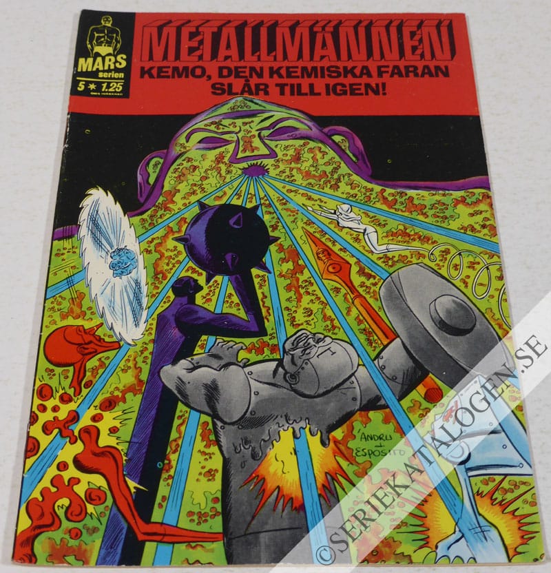Framsida på Mars-serien #5 (1968)