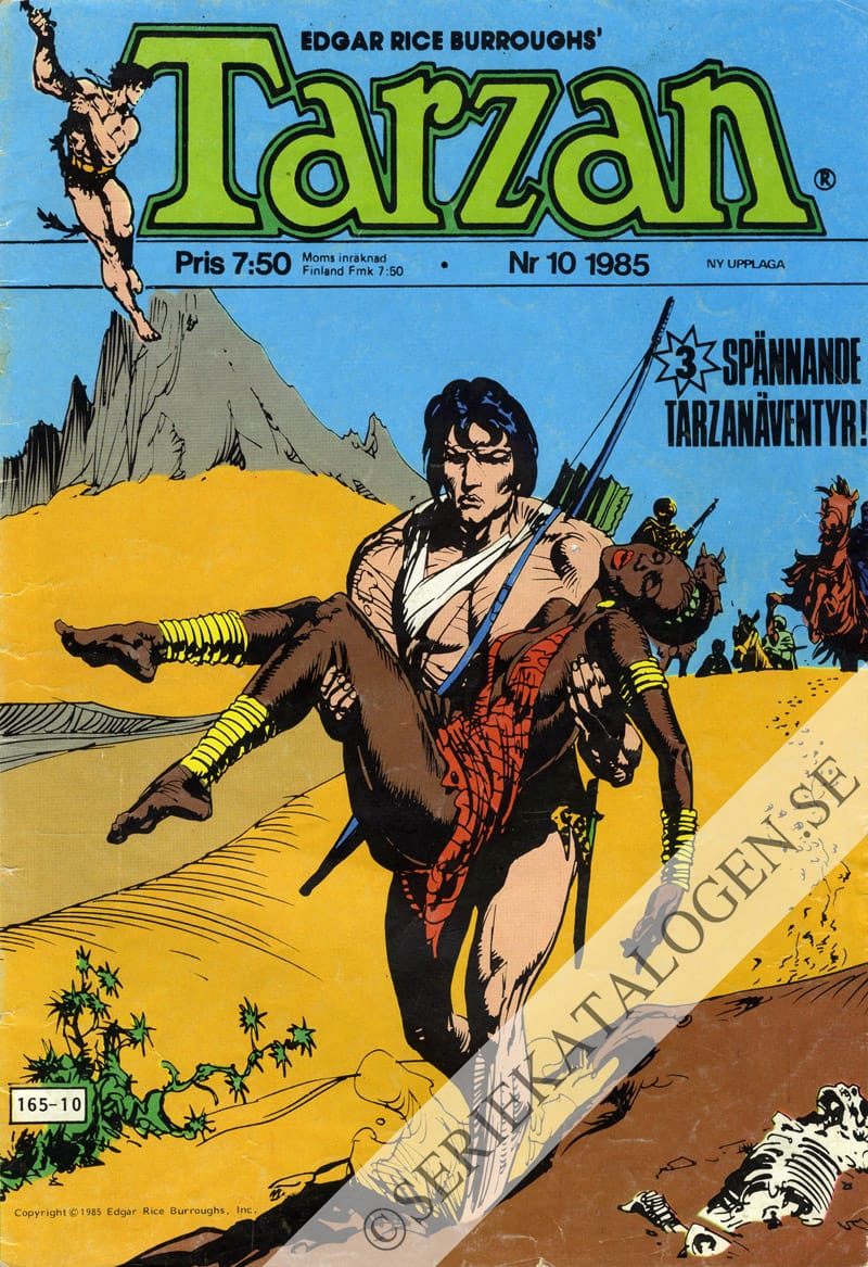 Framsida på Tarzan #10 (1985)