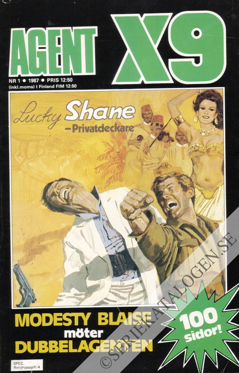 Framsida på Agent X9 #1 (1987)