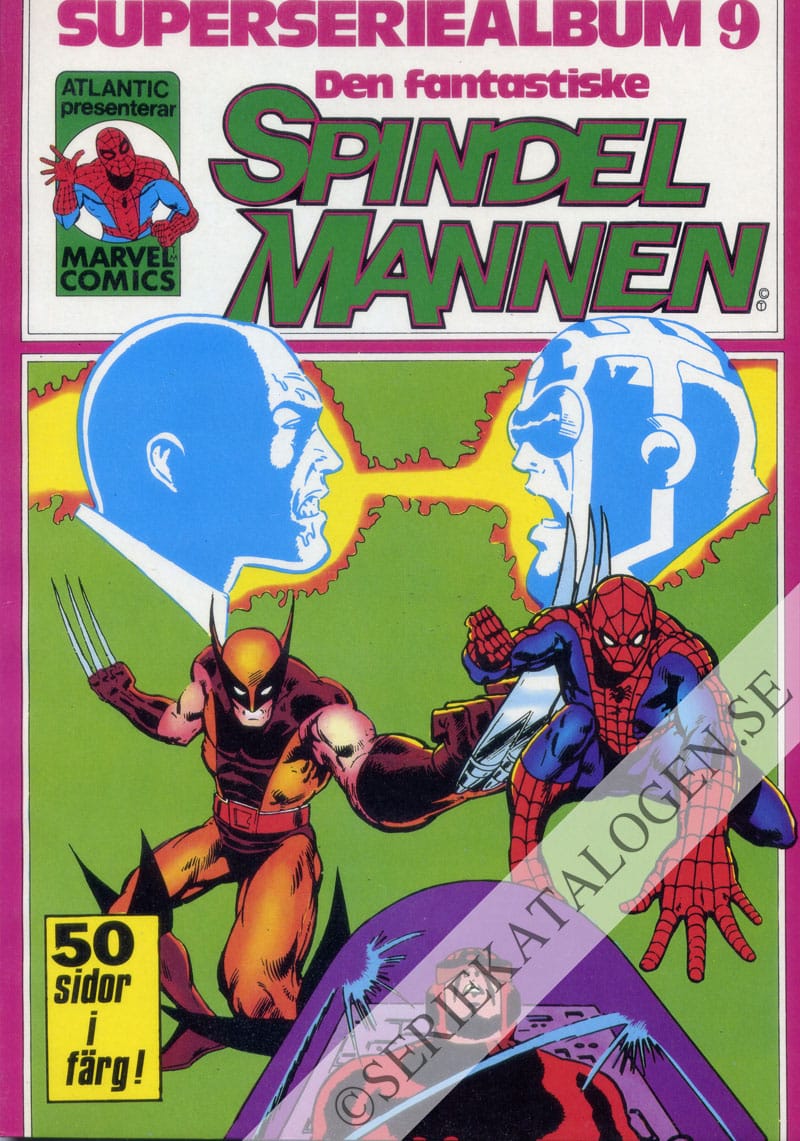 Framsida på Den fantastiske Spindelmannen Superseriealbum9 (1982)