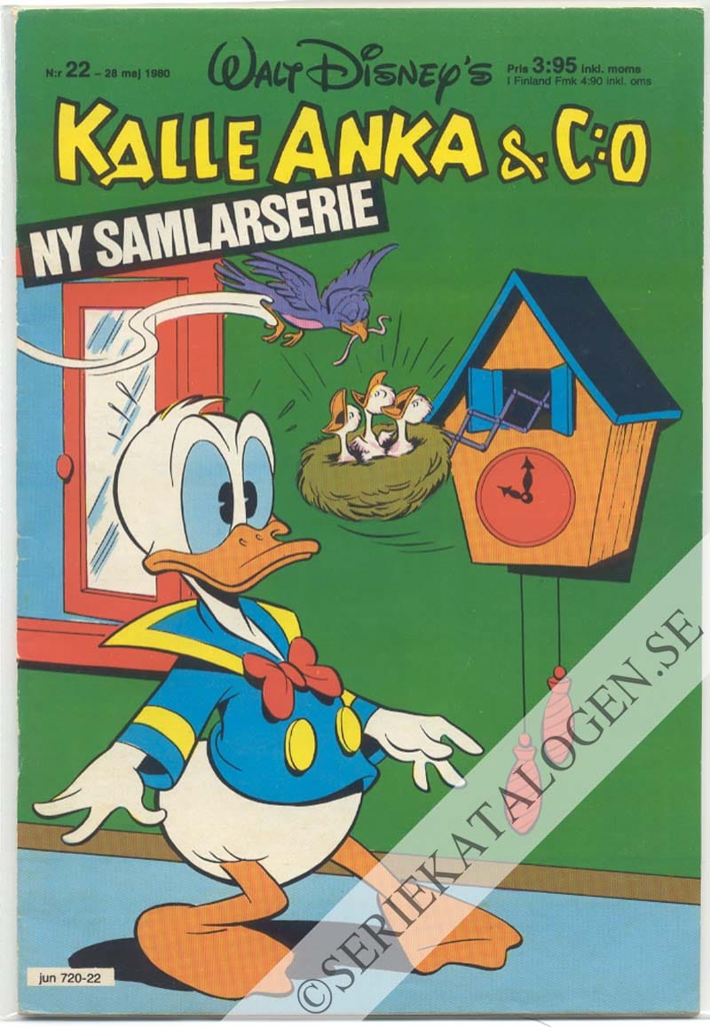 Framsida på Kalle Anka & C:o #22 (1980)