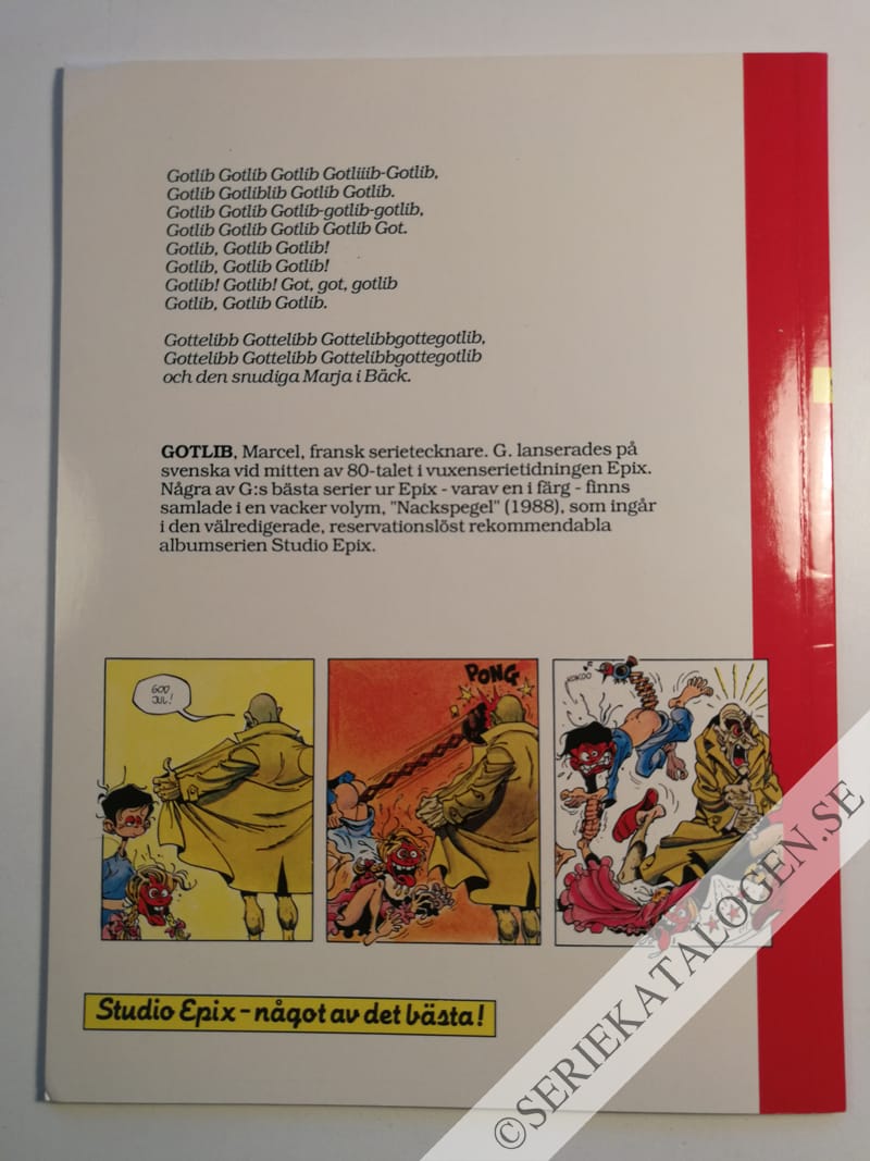 Baksida på Nackspegel (1988)
