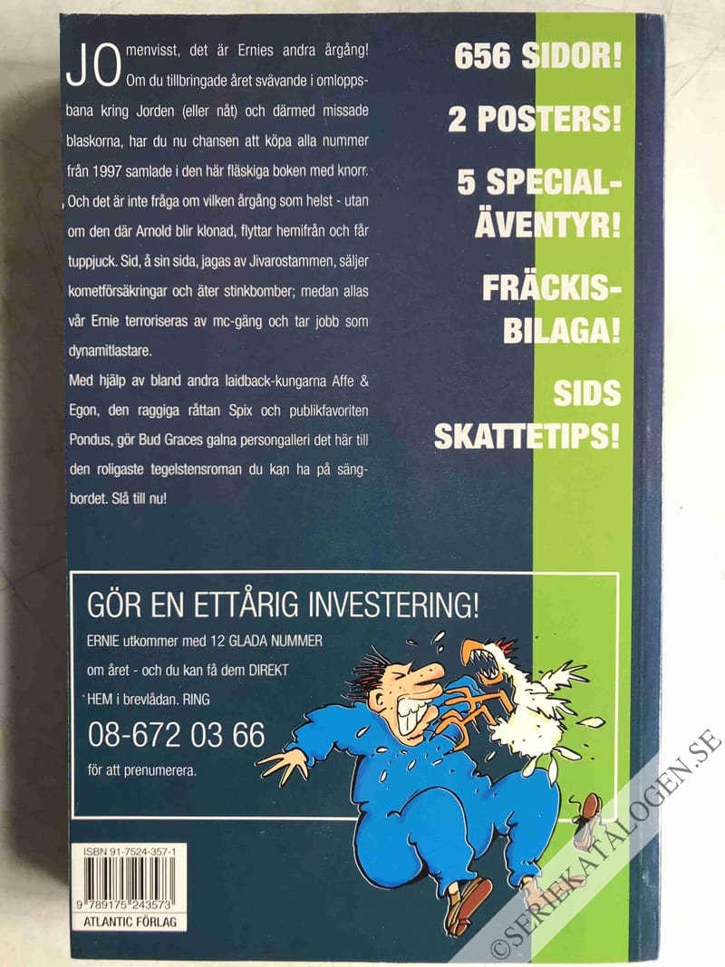 Baksida på Årgångssamling 1997 (1998)
