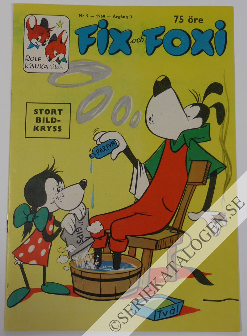 Framsida på Fix och Foxi #9 (1960)