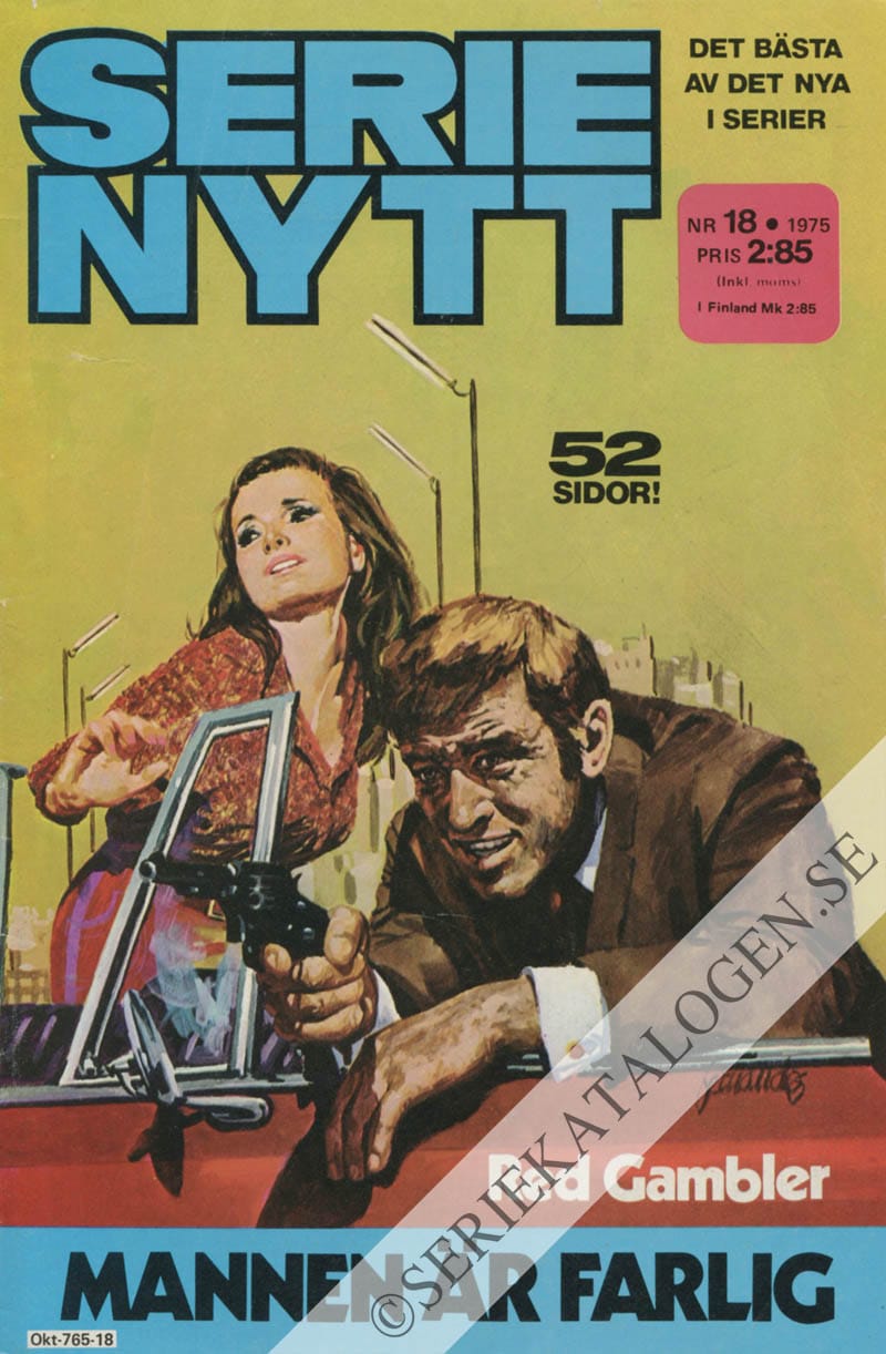 Framsida på Serie-Nytt #18 (1975)