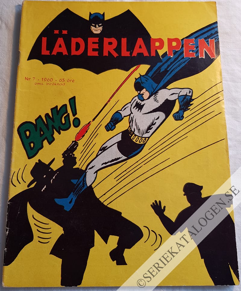 Framsida på Läderlappen och Robin #7 (1960)