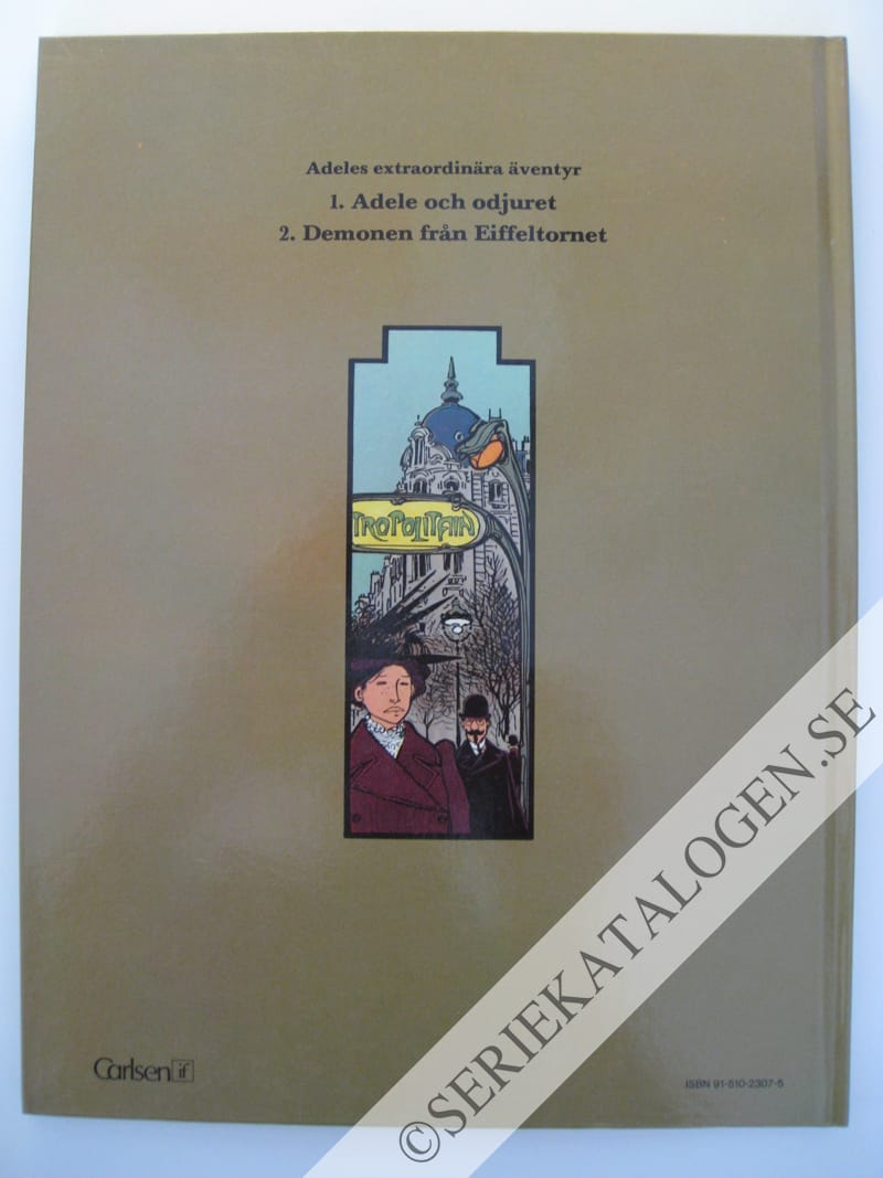 Baksida på Demonen från Eiffeltornet (1979)