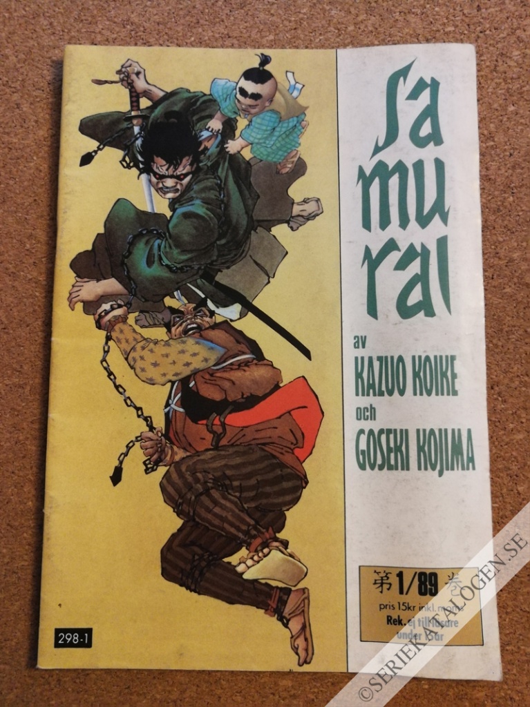 Framsida på Samurai #1 (1989)