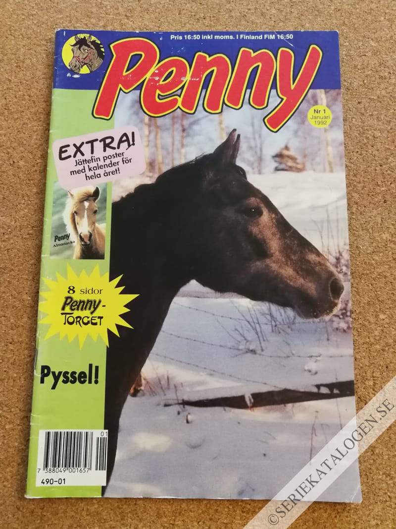 Framsida på Penny #1 (1992)