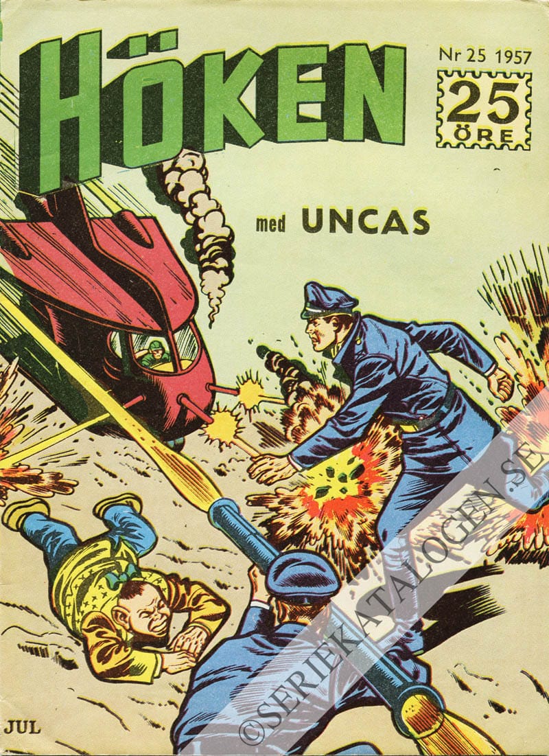 Framsida på Höken #25 (1957)