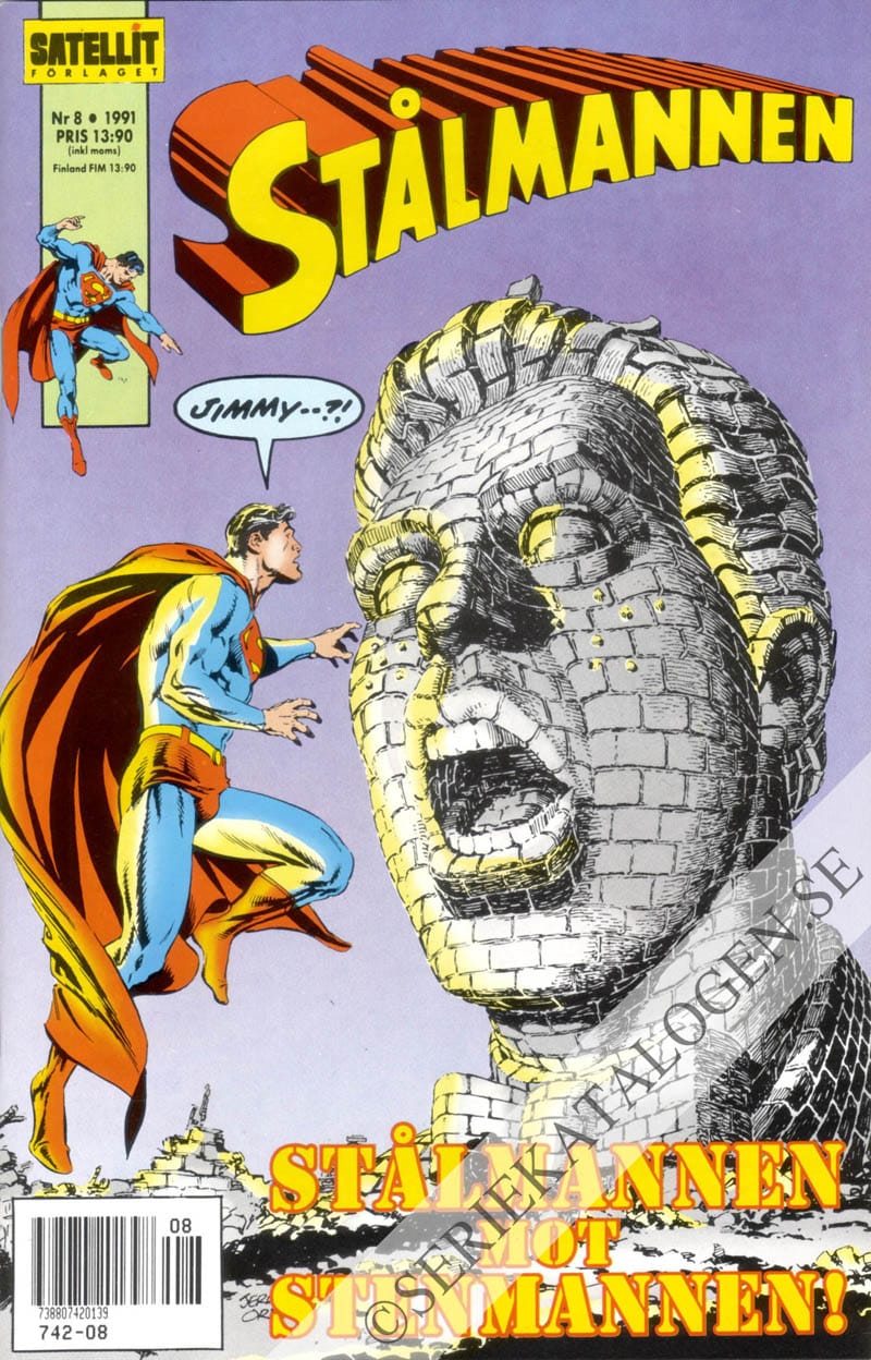 Framsida på Stålmannen #8 (1991)