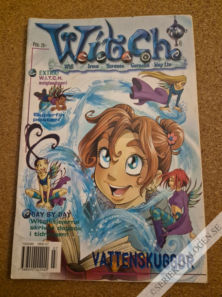 Framsida på W.i.t.c.h. #7 - Vattenskuggor (2003)