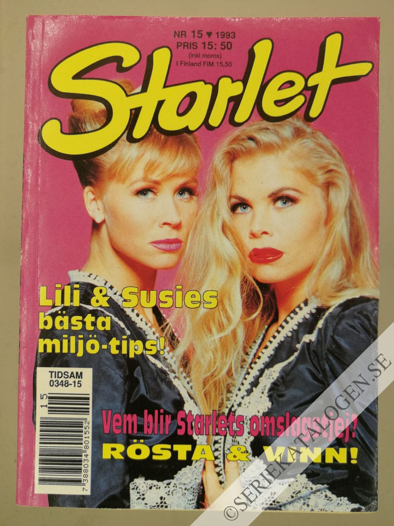 Framsida på Starlet #15 (1993)