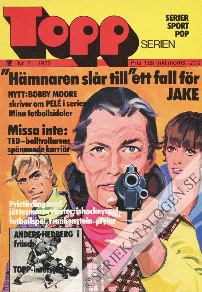 Framsida på Toppserien #21 (1972)