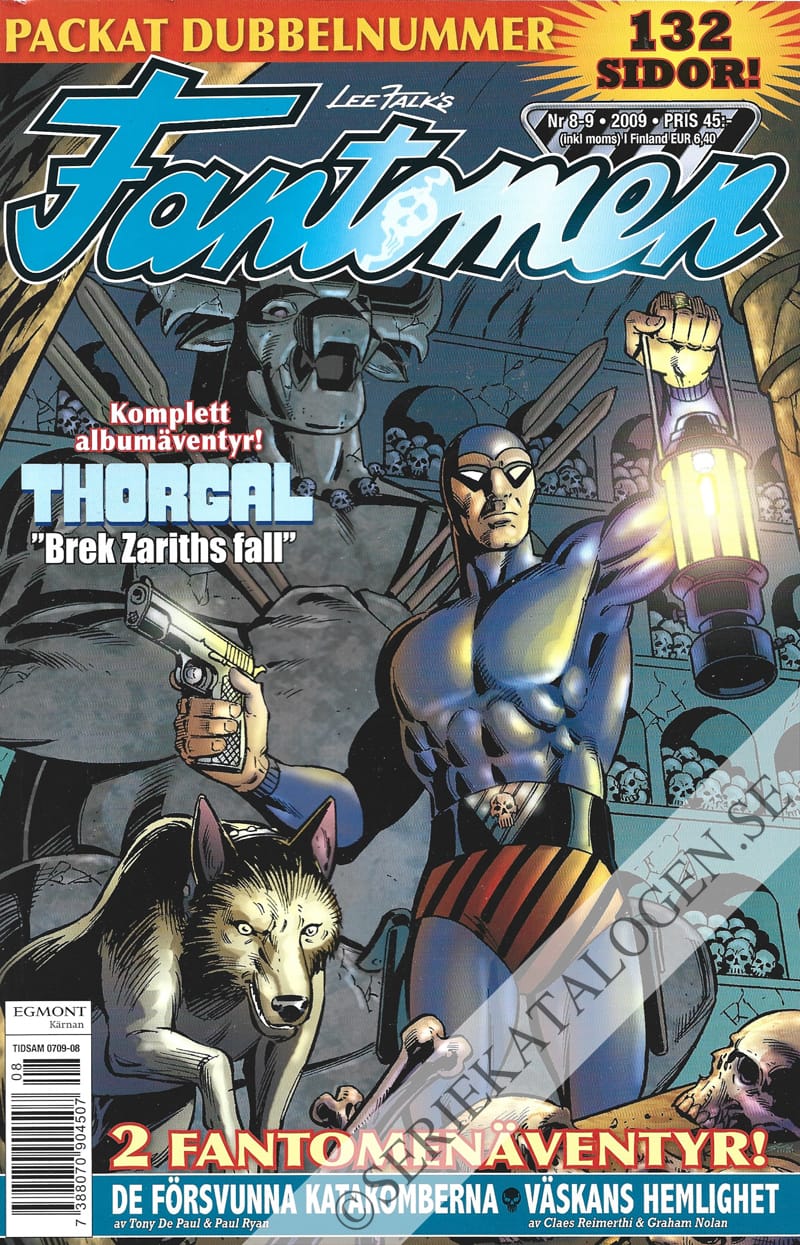 Framsida på Fantomen #8-9 (2009)