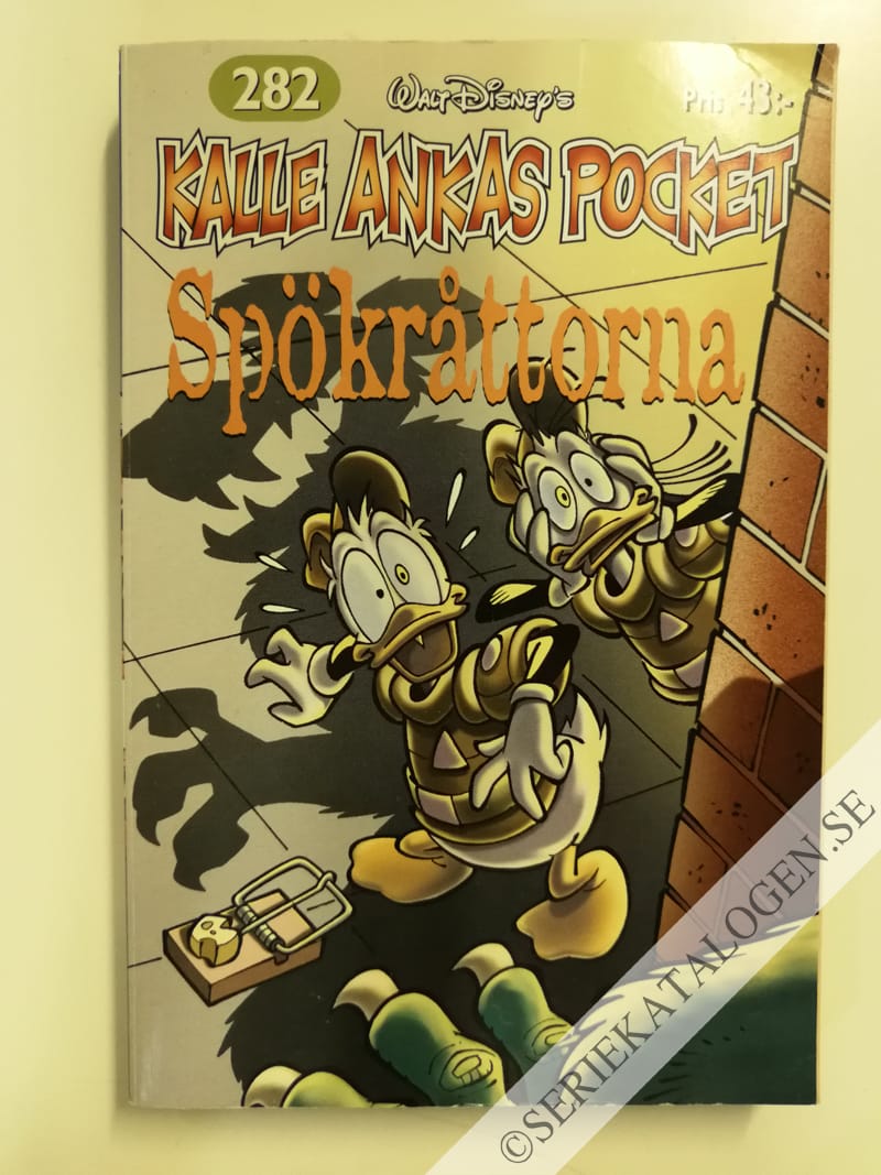 Framsida på Kalle Ankas pocket #282 - Spökråttorna (2003)