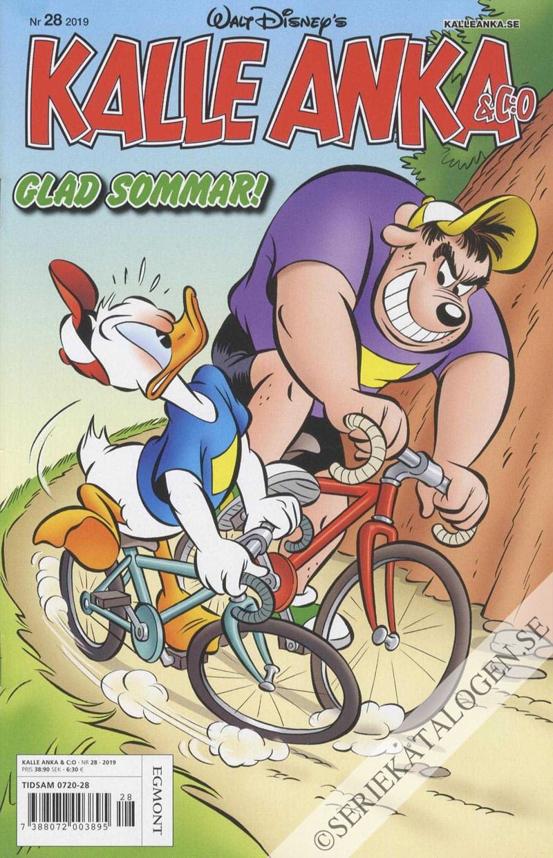 Framsida på Kalle Anka & C:o #28 (2019)