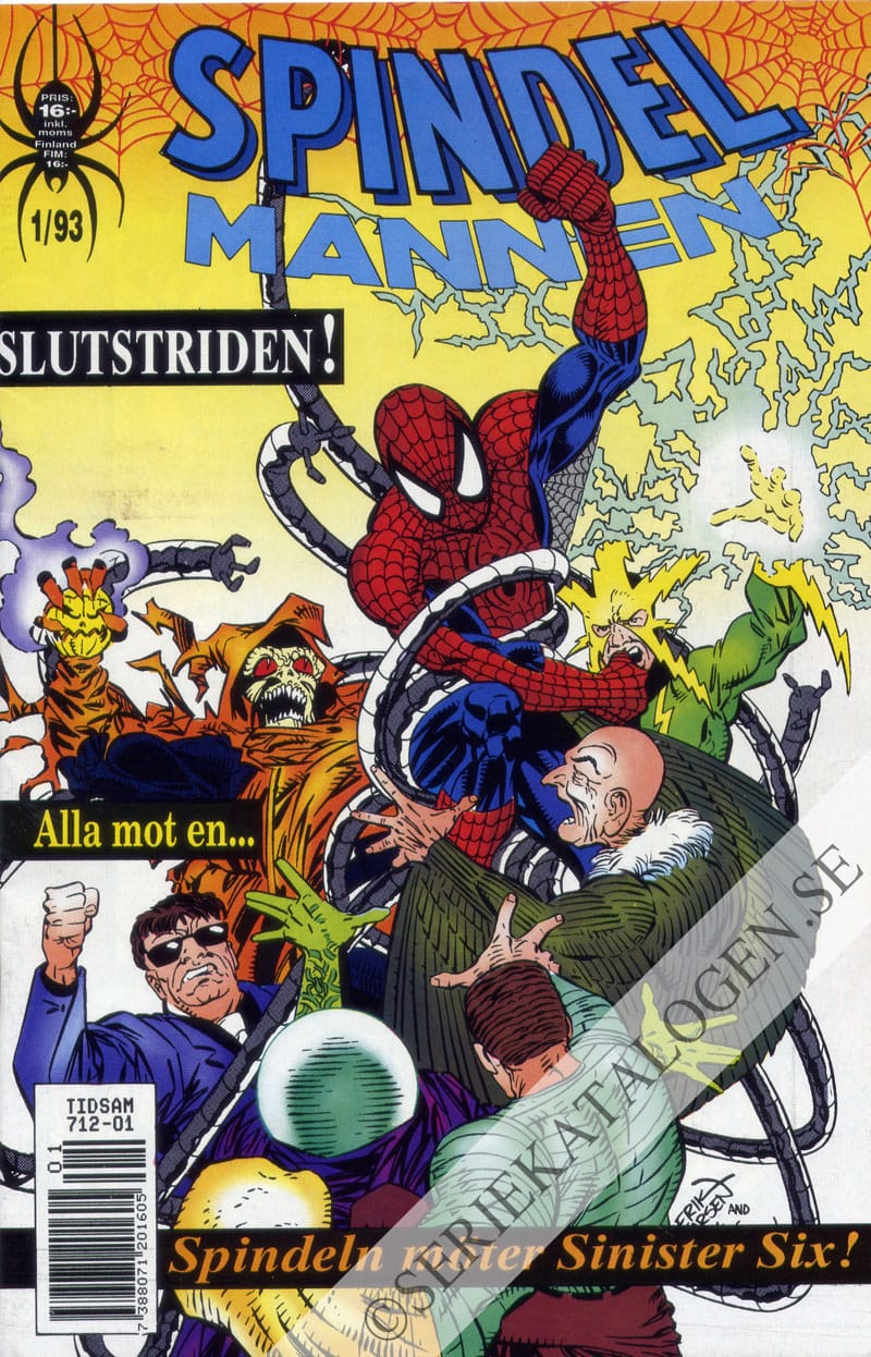 Framsida på Spindelmannen #1 (1993)