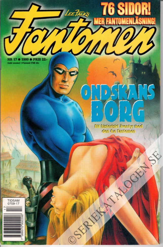 Framsida på Fantomen #17 (1999)