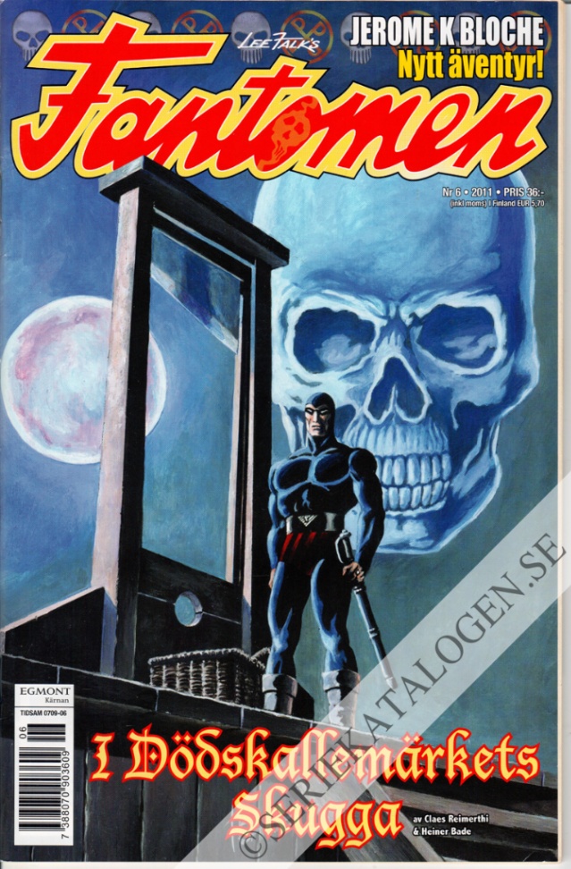Framsida på Fantomen #6 (2011)