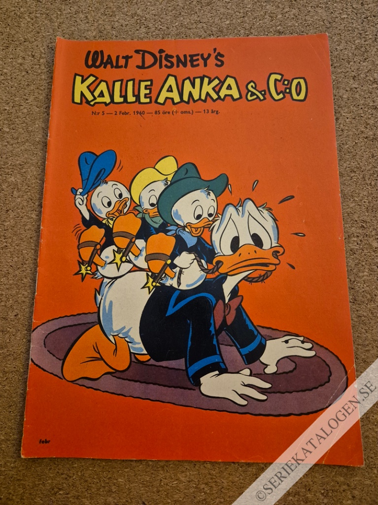 Framsida på Kalle Anka & C:o #5 (1960)