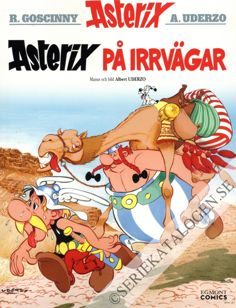 Framsida på Asterix på irrvägar (2024)