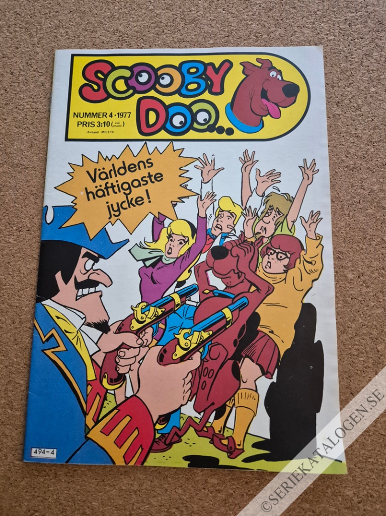 Framsida på Scooby Doo #4 (1977)