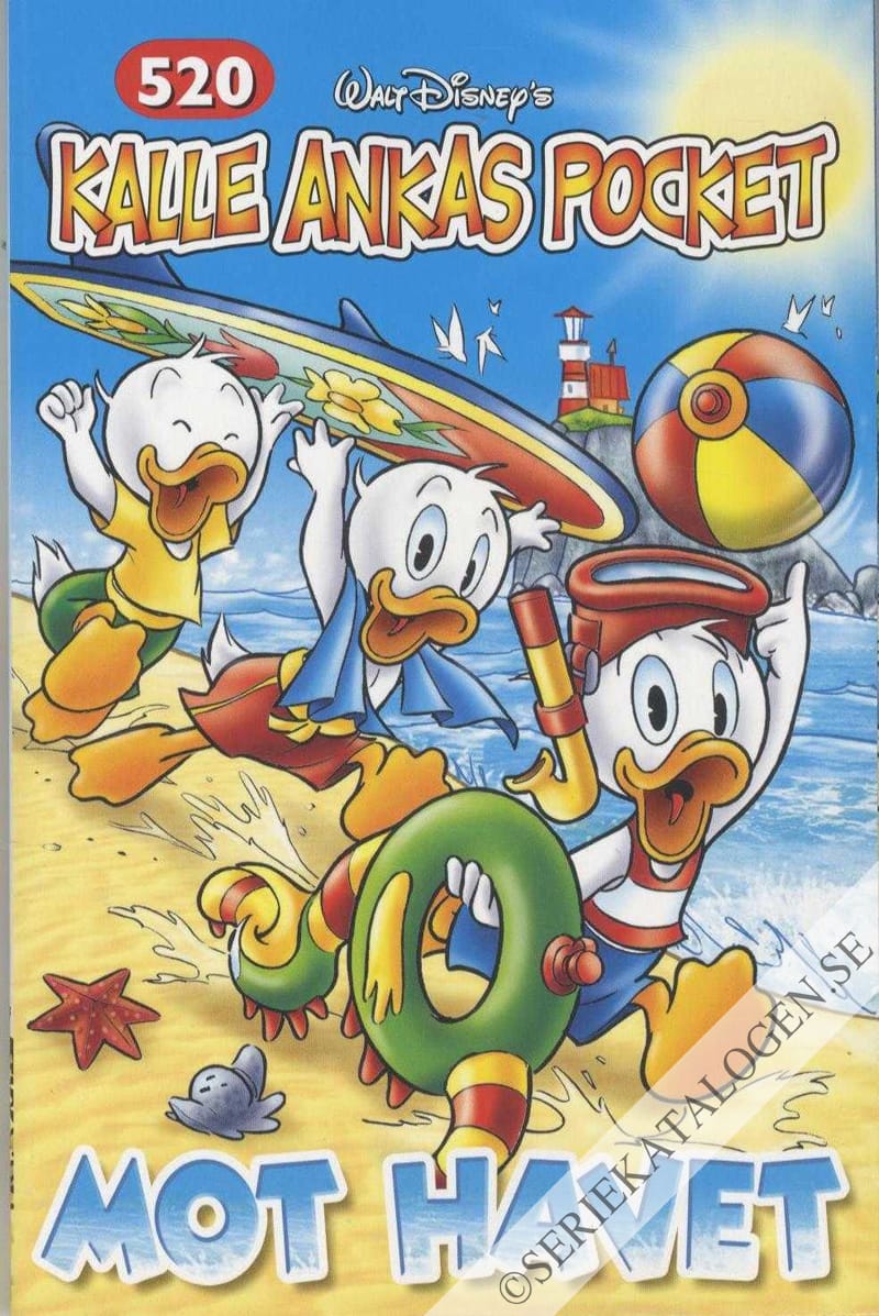Framsida på Kalle Ankas pocket #520 - Mot havet (2021)