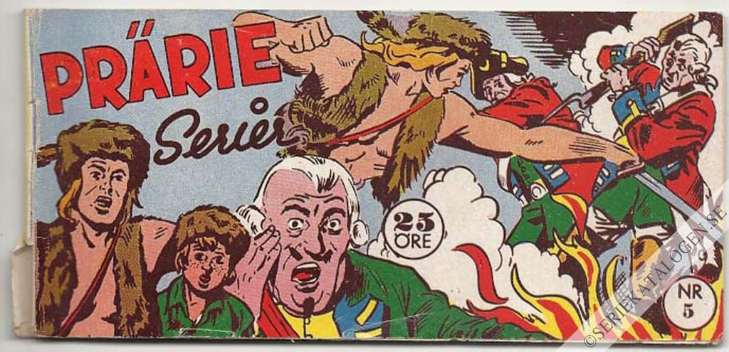 Framsida på Prärie-serier #5 (1957)