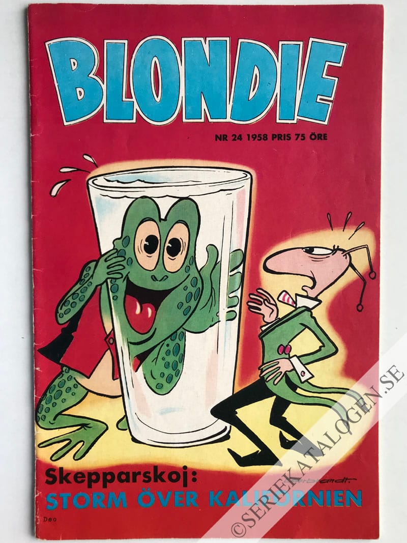 Framsida på Blondie #24 (1958)