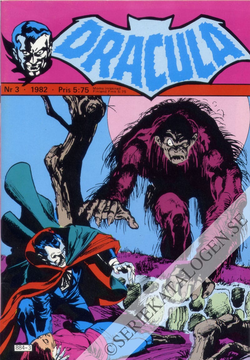 Framsida på Dracula #3 (1982)