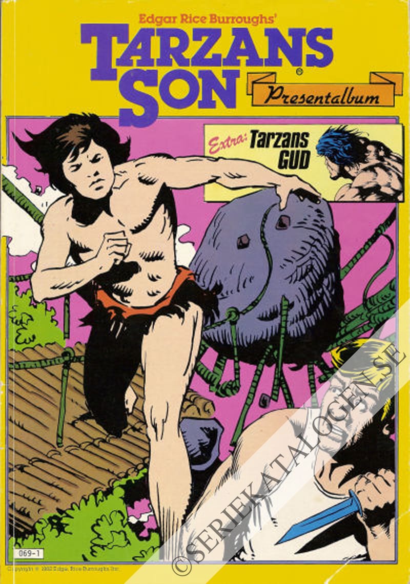 Framsida på Tarzans son presentalbum (Vem dödade Willy Buto?) (1982)