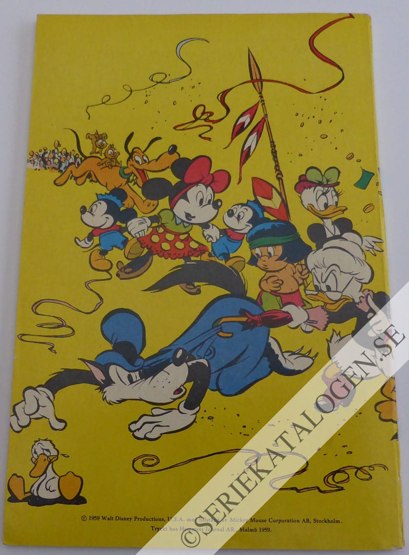 Baksida på Kalle Ankas skattkammare (1959)