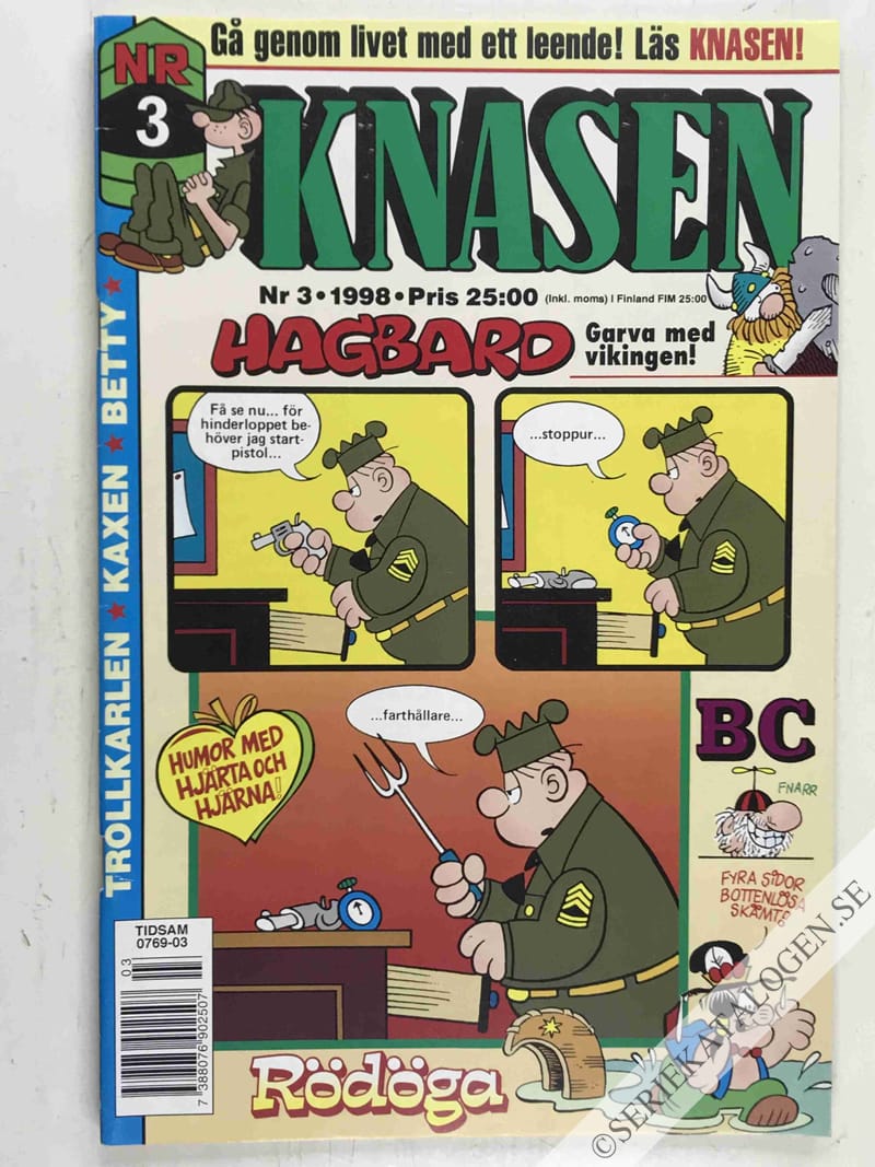 Framsida på Knasen #3 (1998)