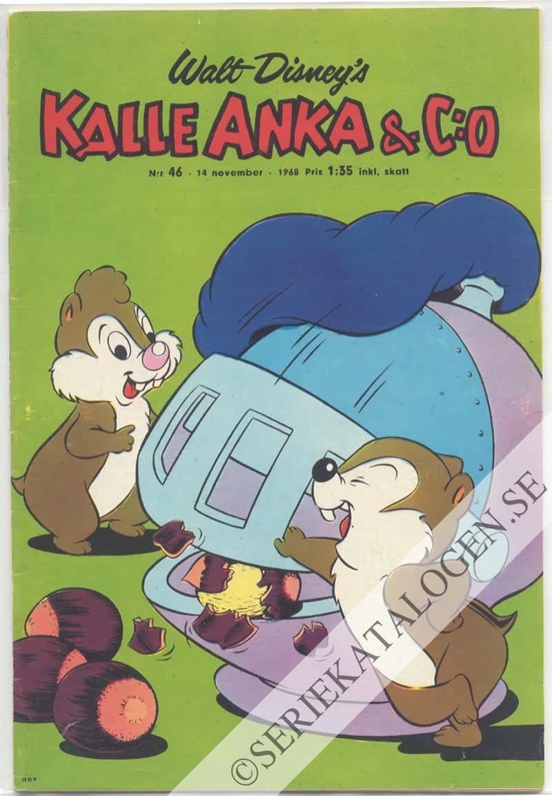 Framsida på Kalle Anka & C:o #46 (1968)