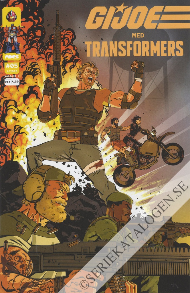 Framsida på Transformers #4 (2025) (variant)