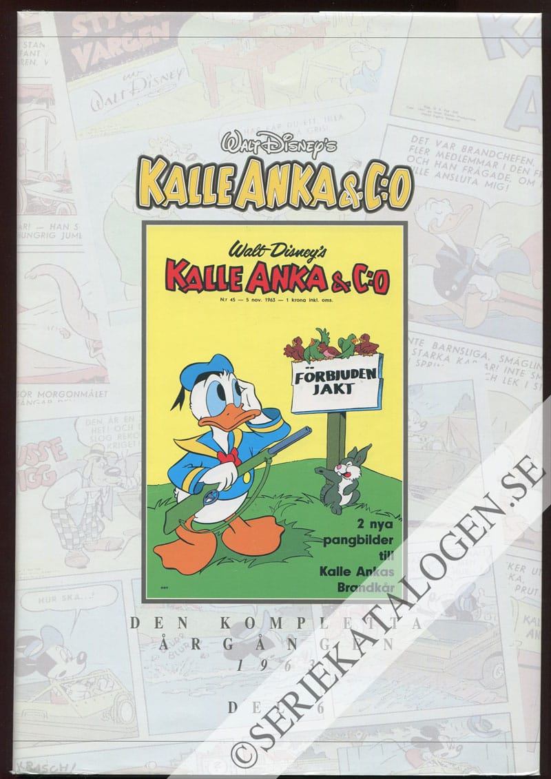 Framsida på Kalle Anka & C:o - den kompletta årgången 1963 del 6 (2008)