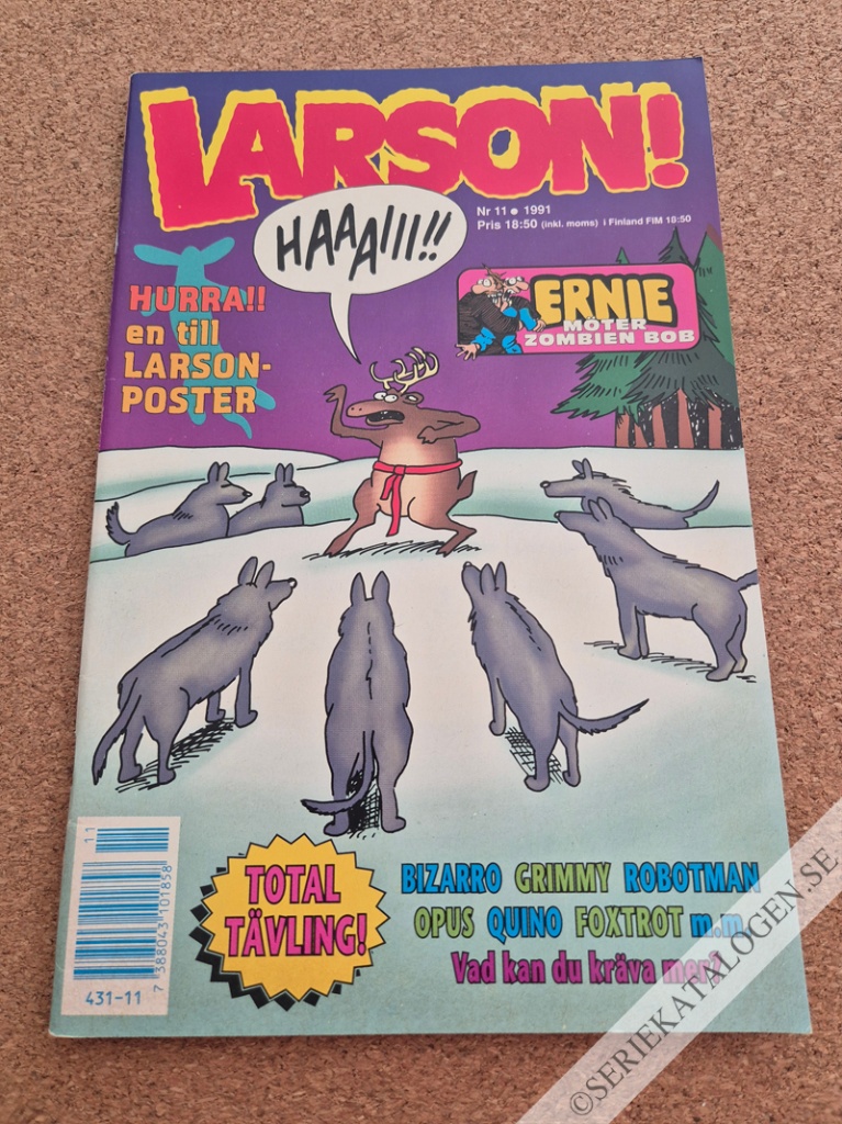 Framsida på Larson! #11 (1991)