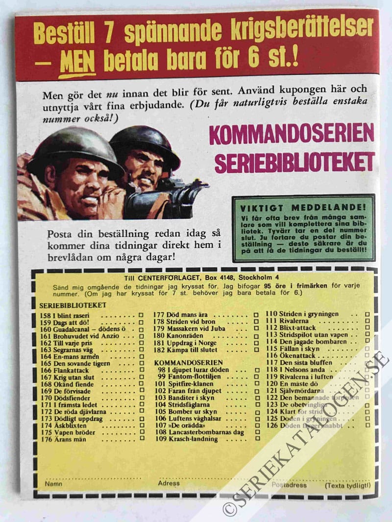 Baksida på Periskop i sikte (1968)