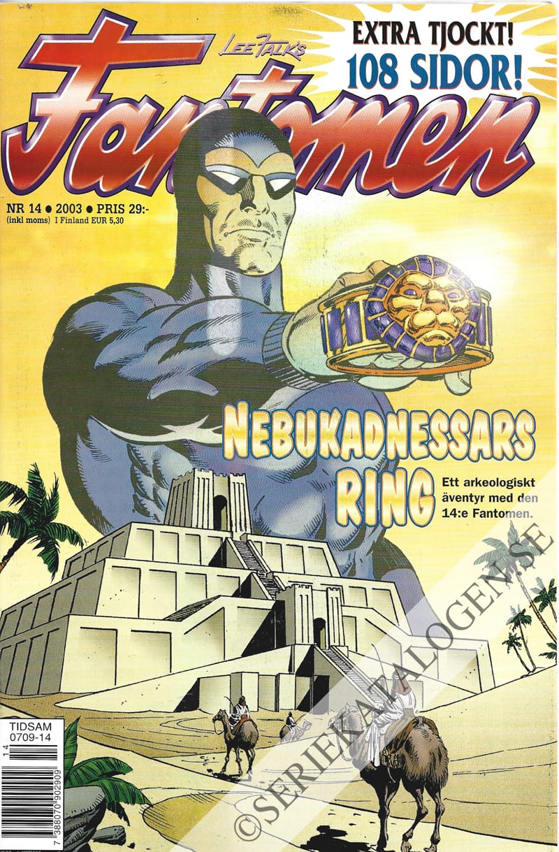 Framsida på Fantomen #14 (2003)