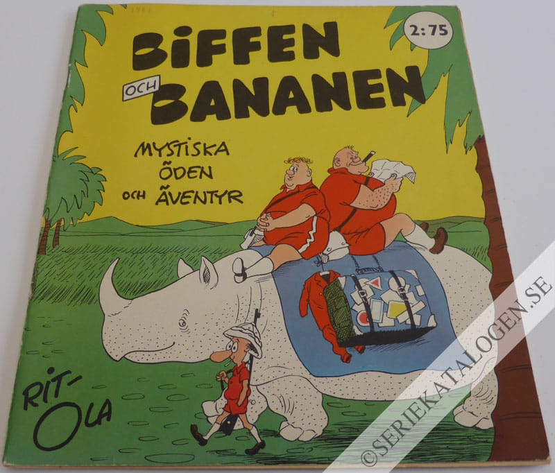 Framsida på Biffen och Bananen Mystiska öden och äventyr (1961)