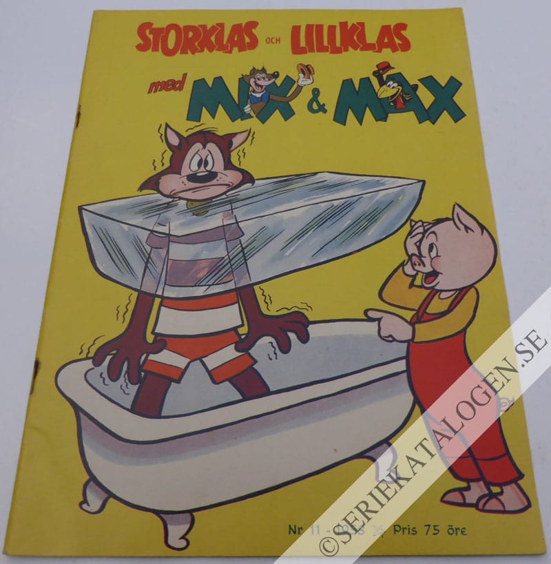Framsida på Storklas och Lillklas #11 (1958)