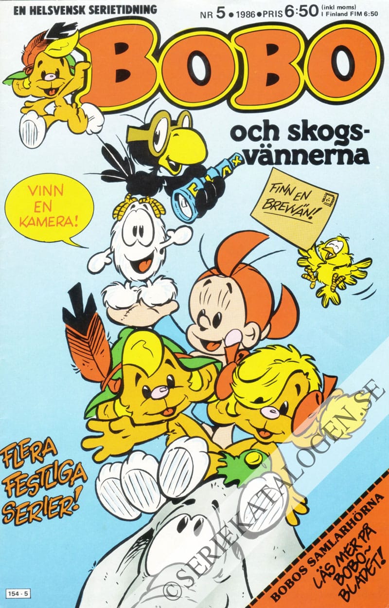 Framsida på Bobo #5 (1986)