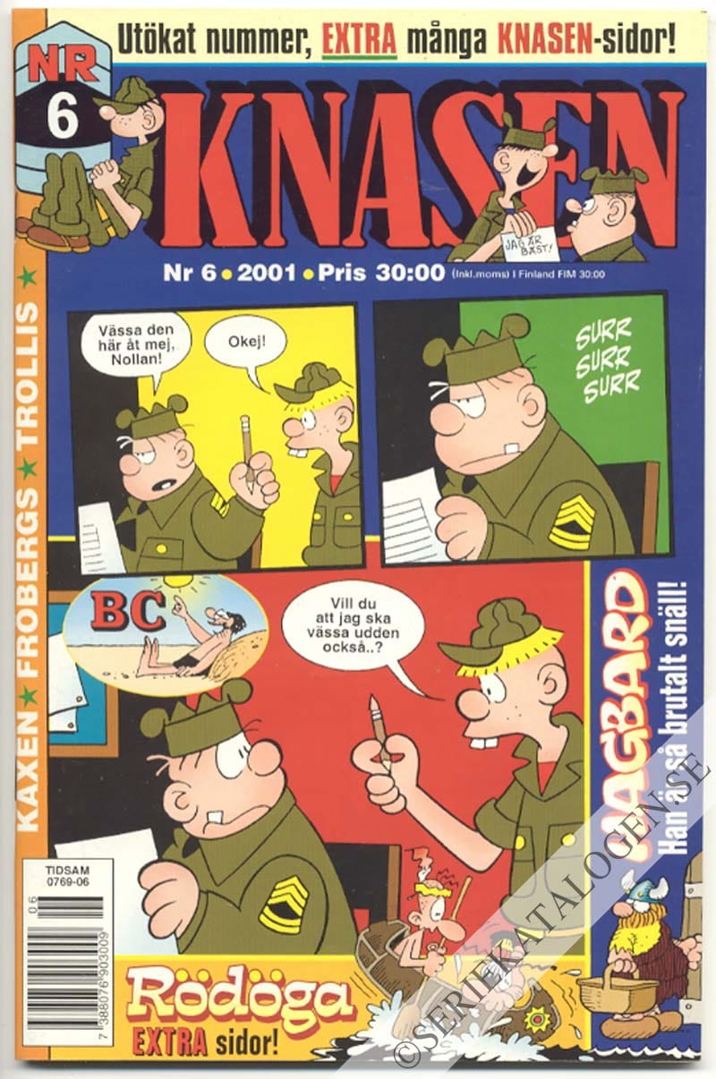 Framsida på Knasen #6 (2001)
