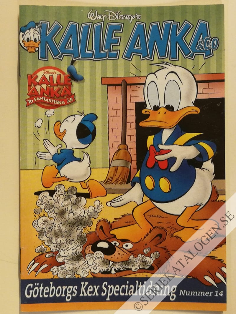 Framsida på Kalle Anka & C:o - Göteborgs Kex specialtidning #14 (2004)