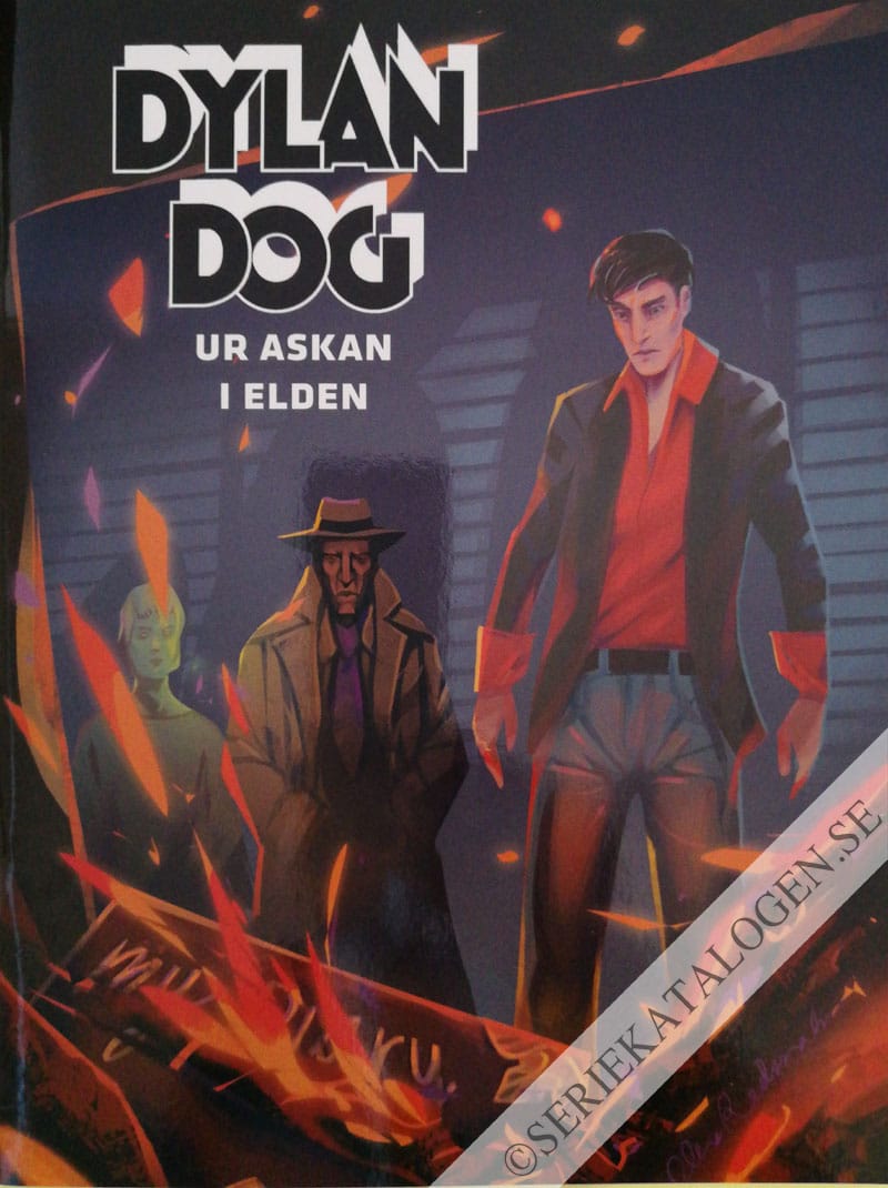 Framsida på Dylan Dog Ur askan i Elden (2015)